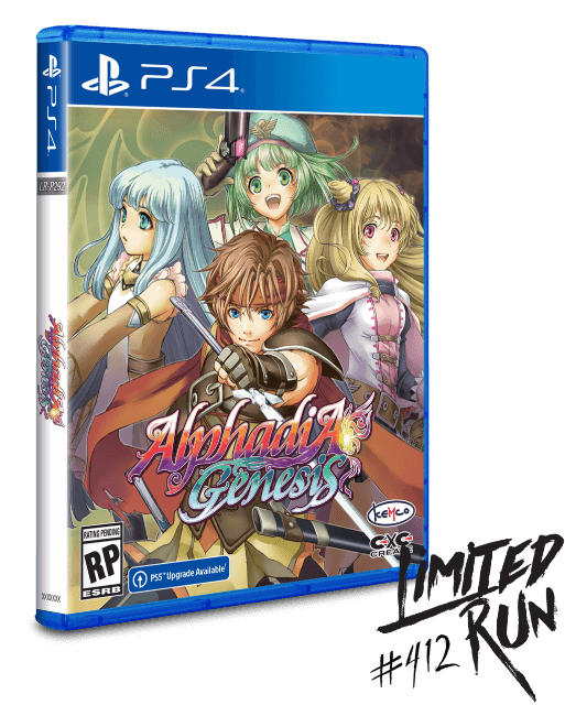 Alphadia Genesis box art for Playstation 4